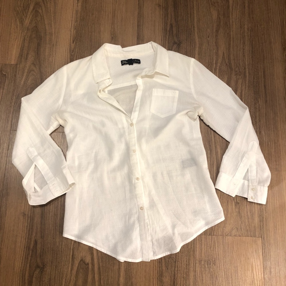 Elizabeth & James white blouse